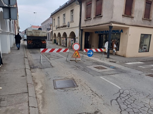 REKONSTRUKCIJA DIJELA VODOVODNE MREŽE U ULICI MATICE HRVATSKE, POŽEGA