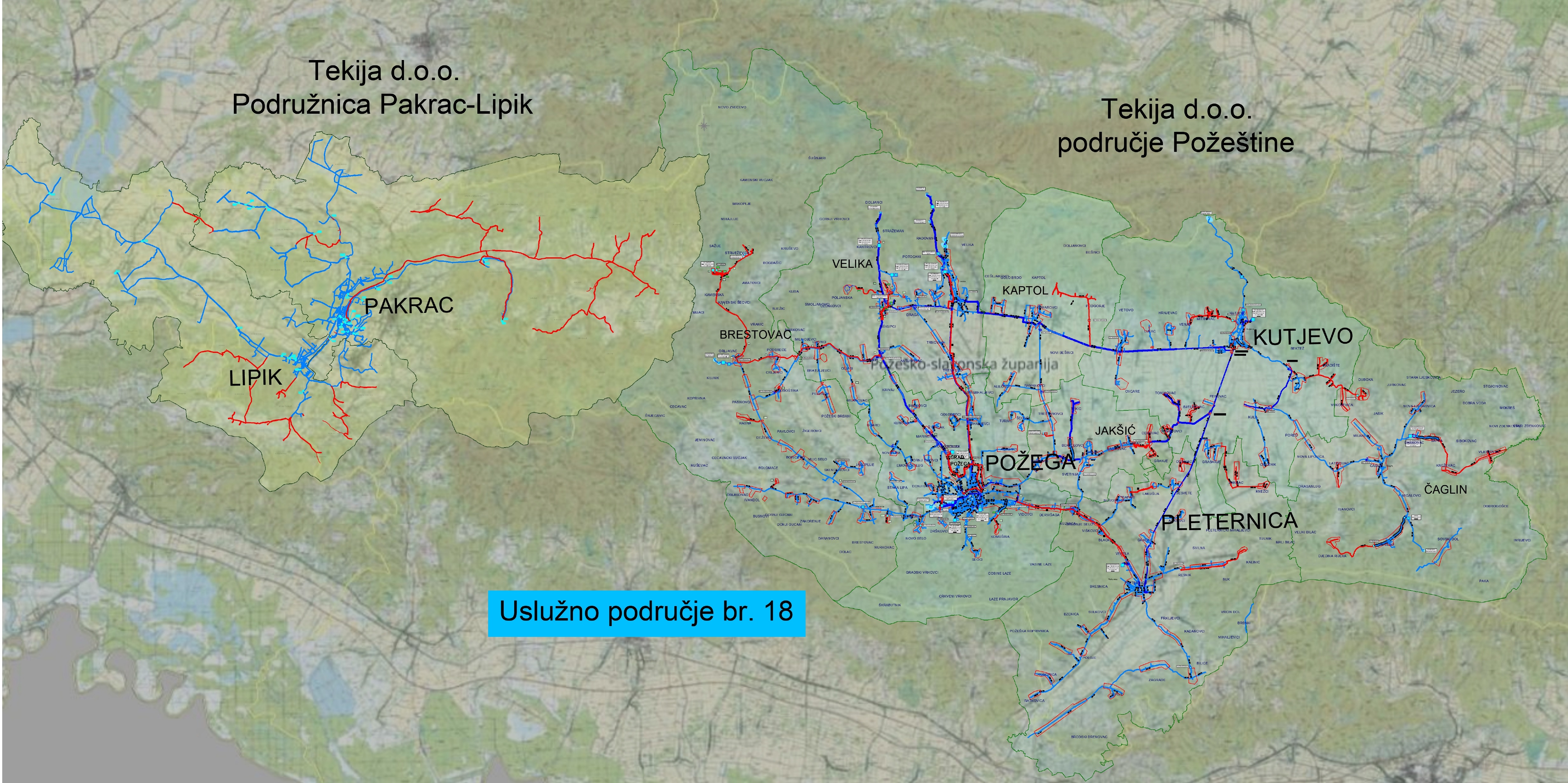 Tekija d.o.o Požega ishodila licencu za pružanje vodnih usluga na jedinstvenom uslužnom području br.18