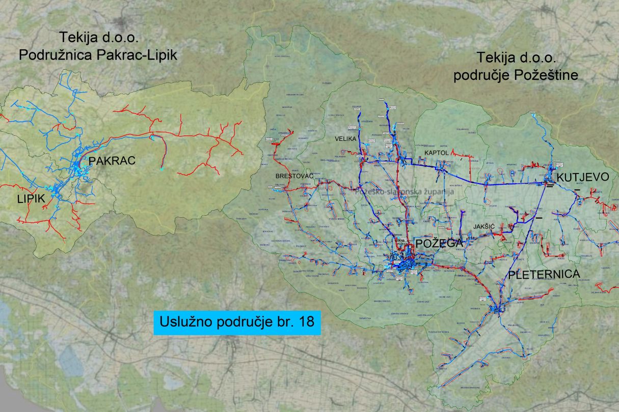 Tekija d.o.o Požega ishodila licencu za pružanje vodnih usluga na jedinstvenom uslužnom području br.18